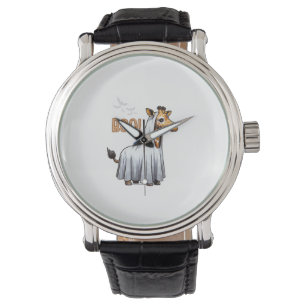 Cute Giraffe Boo Halloween Costume Zoo Lover Watch