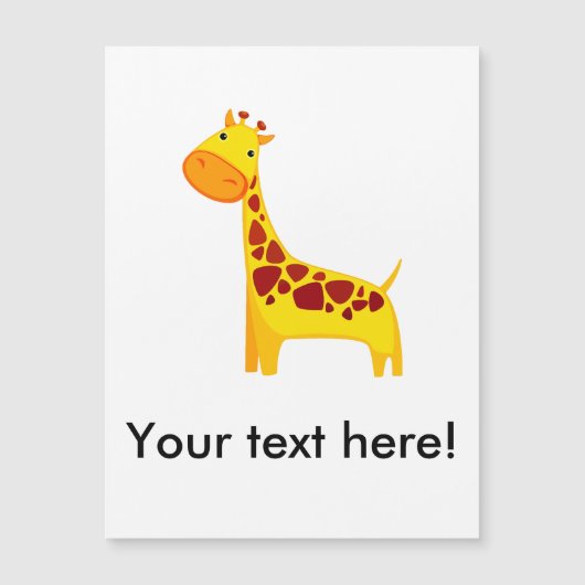 Cute giraffe cartoon (Front)