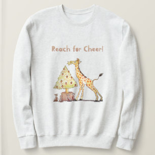 Cute Giraffe Christmas – Hand-Drawn Art Sweatshirt