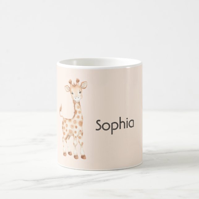 Cute Giraffe Coffee Mug (Center)