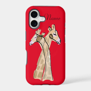 Cute Giraffe Couple Thunder_Cove iPhone 17 Case