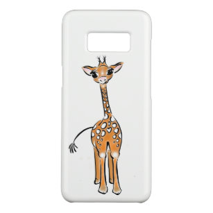 Cute Giraffe drawing, safari animals  Case-Mate Samsung Galaxy S8 Case