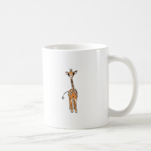 Cute Giraffe drawing, safari animals Coffee Mug