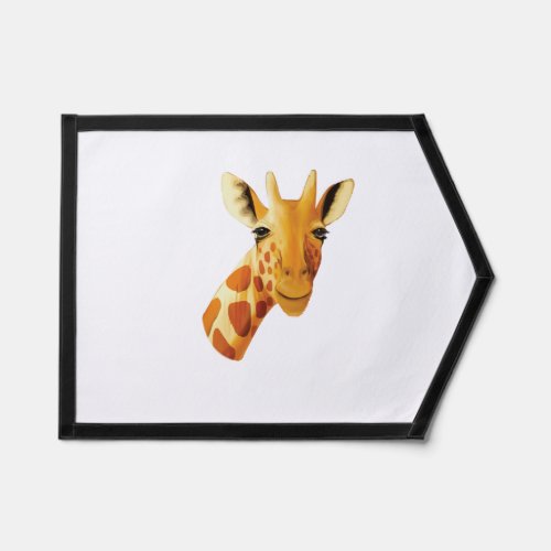 Cute giraffe face beautiful safari  pennant