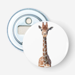 Cute giraffe face bottle opener