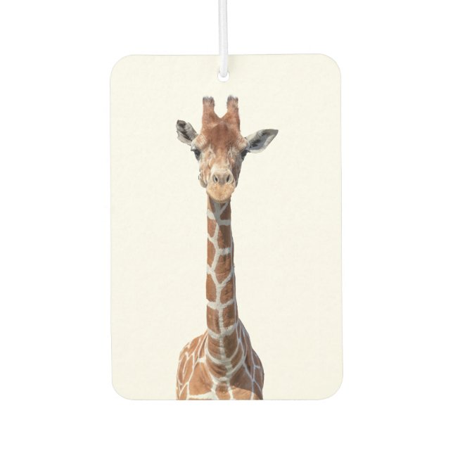 Cute giraffe face car air freshener (Front)