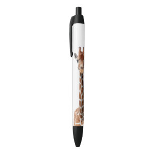 Cute giraffe face pen