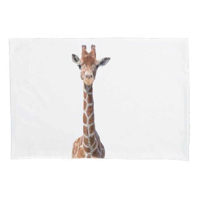 Cute giraffe face pillow case (Front)