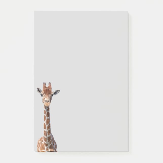 Cute giraffe face post-it notes (Front)