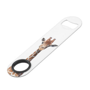 Cute giraffe face speed bottle opener
