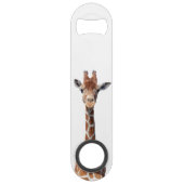 Cute giraffe face speed bottle opener (Front)