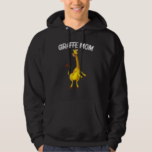 Cute Giraffe For Women Mom Wildlife Tallest Zoo An Hoodie