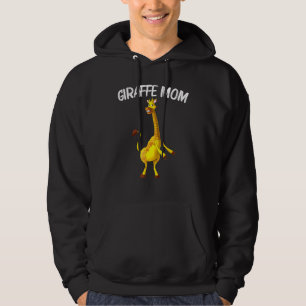 Cute Giraffe For Women Mom Wildlife Tallest Zoo An Hoodie