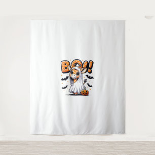 Cute Giraffe Ghost Boo Halloween Costume Zoo Lover Tapestry