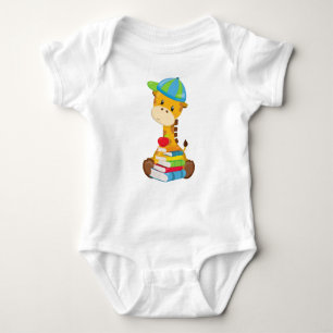 Cute Giraffe, Giraffe Going To School, Books Baby Bodysuit