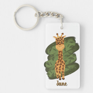 Cute Giraffe Keychain