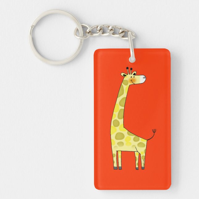 Cute giraffe keychain (Front)