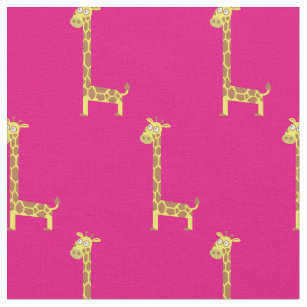 Modern Geometric Giraffe, Fuchsia and Light Pink T-Shirt, Zazzle