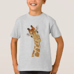 Cute Giraffe Kid&#39;s T Shirts at Zazzle