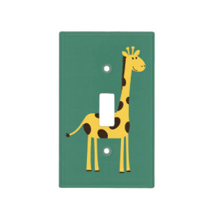Cute Giraffe Light Switch Cover