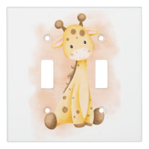 cute giraffe light switch cover