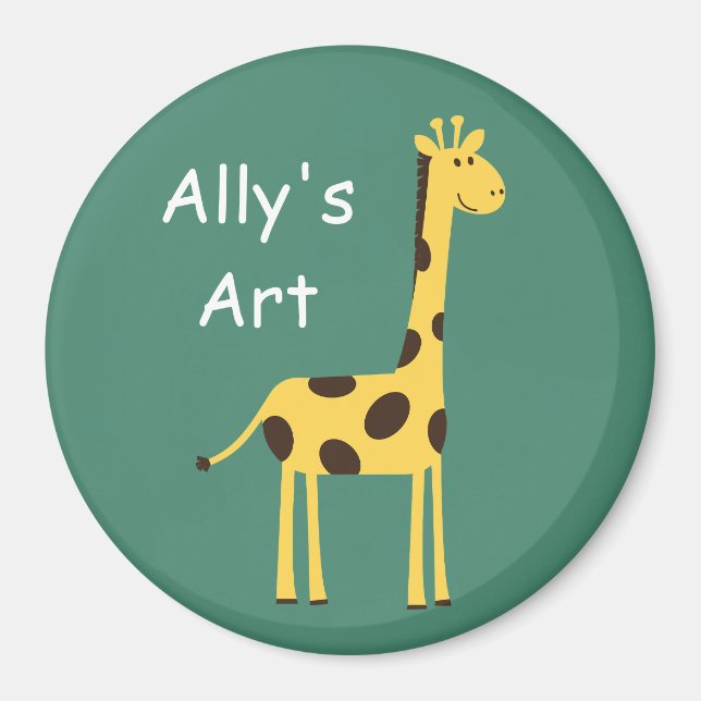 Cute Giraffe Magnet (Front)