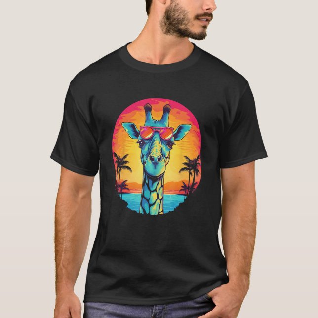 Cute Giraffe Men Women Kids 11 T-Shirt (Front)