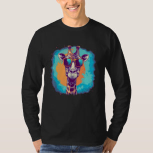 Cute Giraffe Men Women Kids 8 T-Shirt