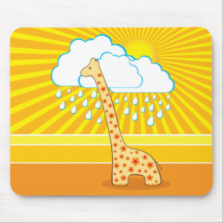 Cute Giraffe Mousepad
