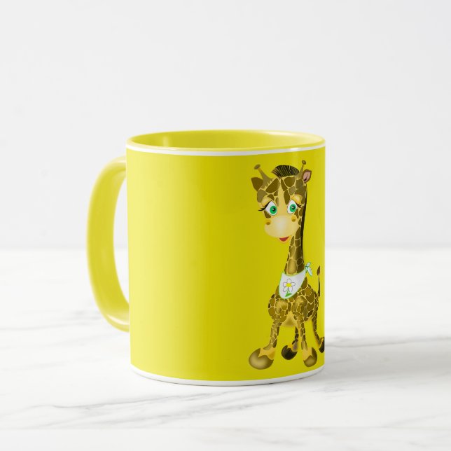 Cute Giraffe Mug (Front Left)