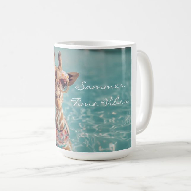 Cute Giraffe  Mug - Adorable Animal Art Decor (Front Right)