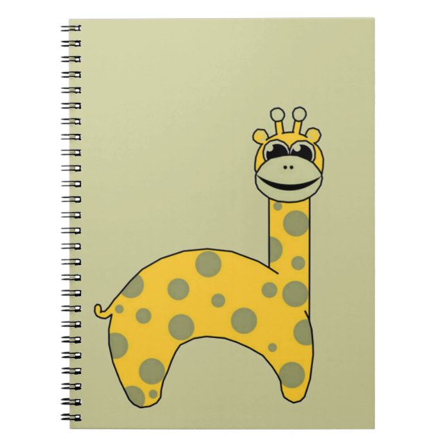 Cute Giraffe Notebook (Front)