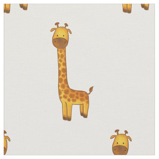 Cute Giraffe Nursery Animal | Safari Wild Theme Fabric