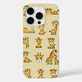 Cute Giraffe Pattern Phone Case – Adorable Kawaii