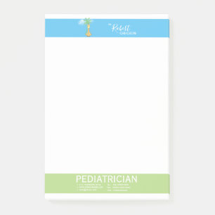 Cute Giraffe Pediatrician / Paediatrician Post-it Notes