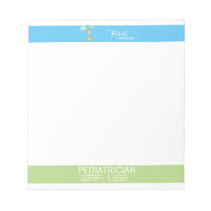 Cute Giraffe Pediatrician / Pediatrician Notepad