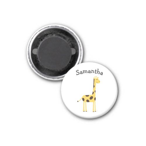 Cute Giraffe Personalized Magnet