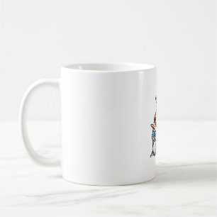Cute Giraffe Playing Drums Giraffes Drummer Music  Coffee Mug