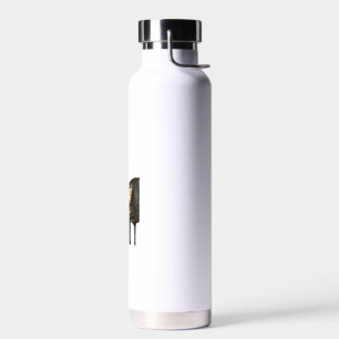 Cute Giraffe Playing Piano Giraffes Musician Music Water Bottle