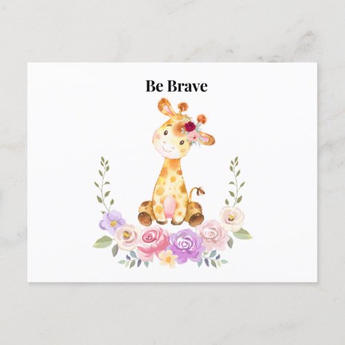 Cute Giraffe  Postcard