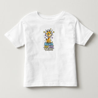Cute Giraffe Reach For The Stars Toddler T-Shirt