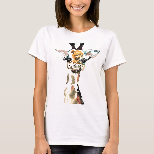Cute Giraffe T Shirt (Front)