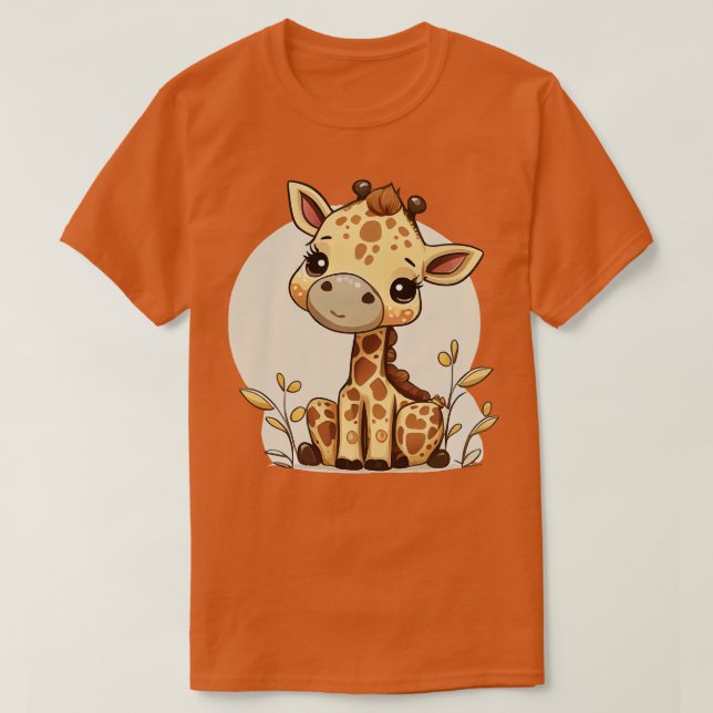 Cute Giraffe T-Shirt (Design Front)