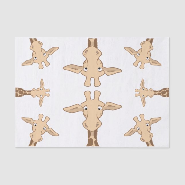 Cute Giraffe Tissue Paper (Front)