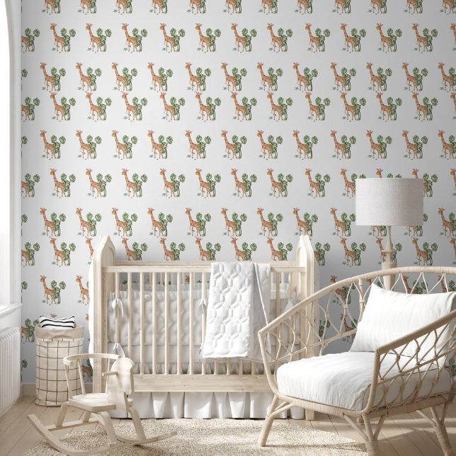 Cute Giraffe Wallpaper (Kids)