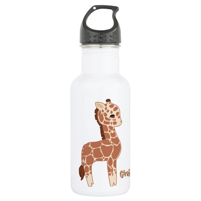 Cute Giraffe Water Bottle (Front)