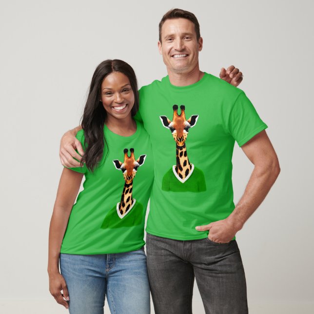 Cute Giraffe Wearing a Green Sweater  (Unisex)
