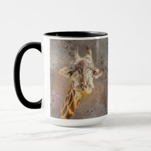 Cute Giraffe with a Grin Wildlife Safari Animal Mug
