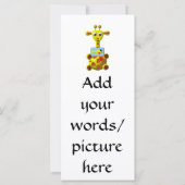 Cute Giraffe with Goldfish (Back)