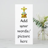 Cute Giraffe with Goldfish (Standing Front)